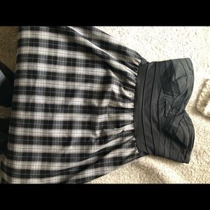 Strapless short dress